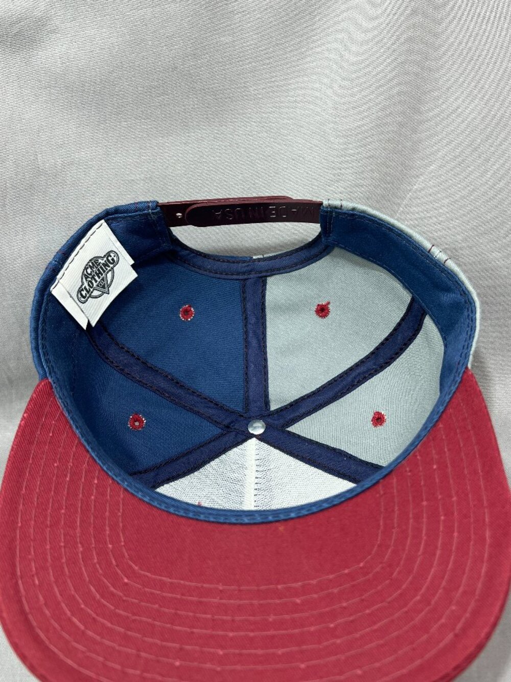 Vtg 90s Marvin the Martian Acme Clothing Co. Hat Looney Tunes USA Snapback Cap - Picture 15 of 16